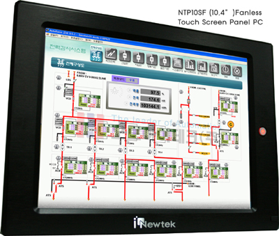 10.4 inch Slim & Compact Size Panel PC_Fan...  Made in Korea